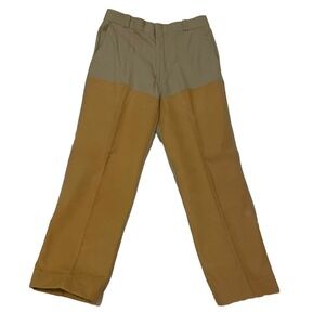 Stafford's Khaki‎ Brush Guard Hunting Pants Men's Size 33 Tan Distressed